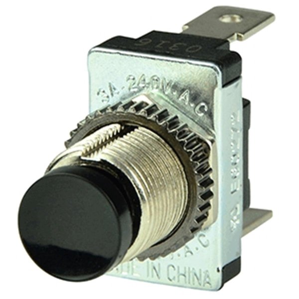 Yhior Black SPST Momentary Contact Switch - Off & On YH732607